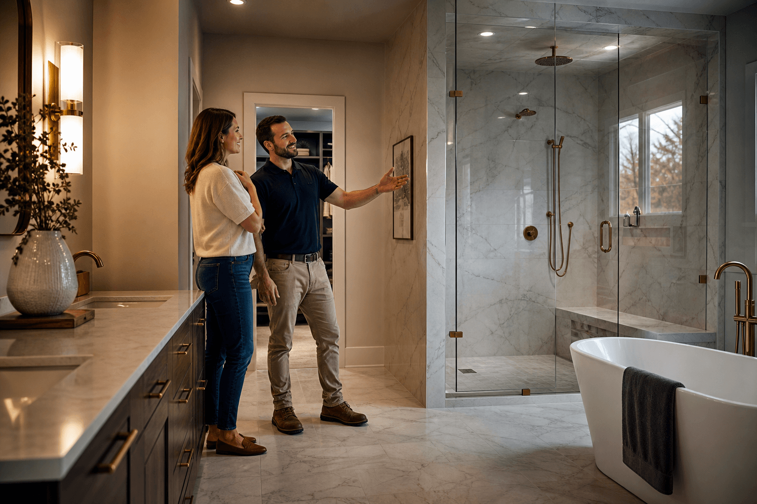 Before and after home service project photos used for local marketing