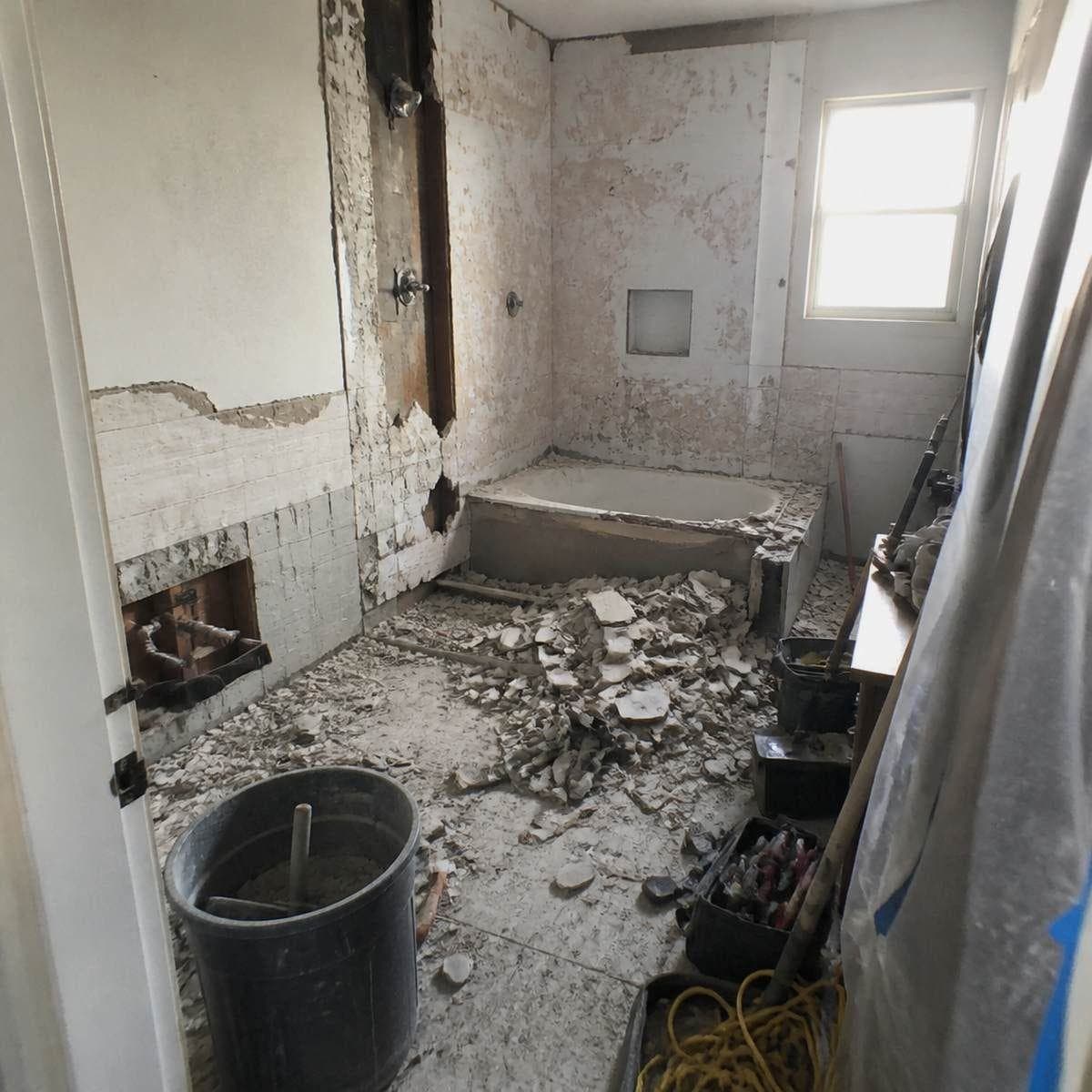 Bathroom remodel — before
