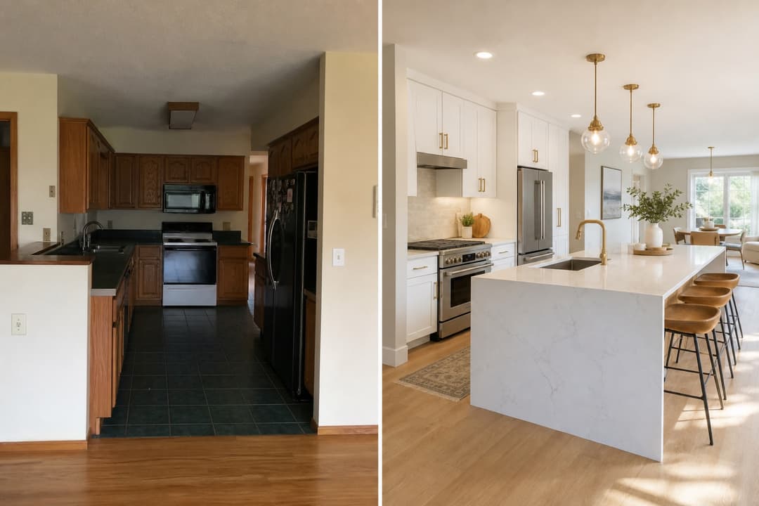 Before & after sets