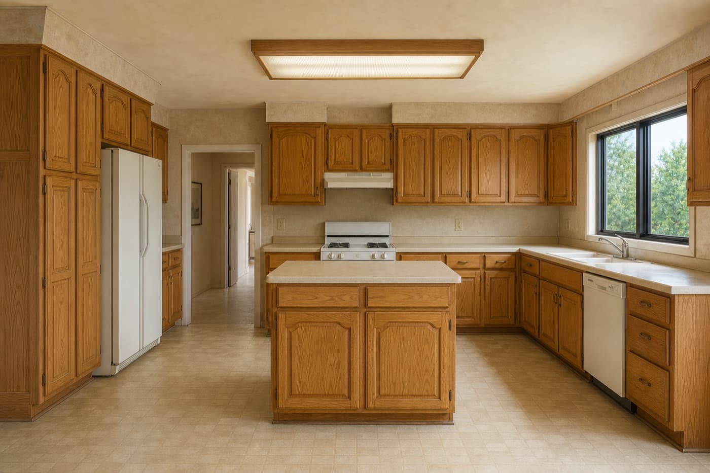 Full kitchen remodel — before